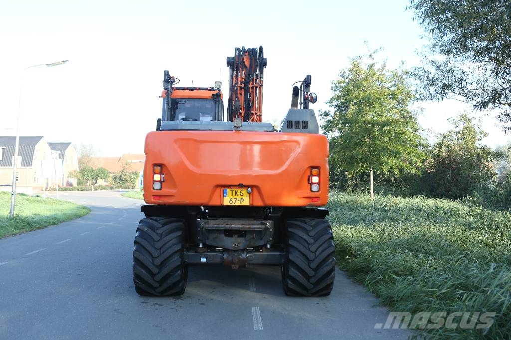 Doosan DX 170 W-5 Mobiele kraan | 9500u | DKS | Vacuüm Ratasekskavaatorid