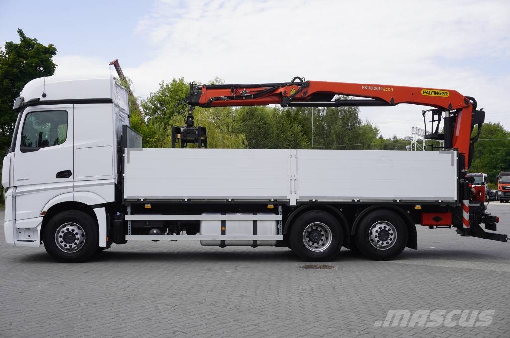 Mercedes-Benz Actros 2545 MP5 / 90 tho. km / Palfinger PK 18.001 Camiones grúa