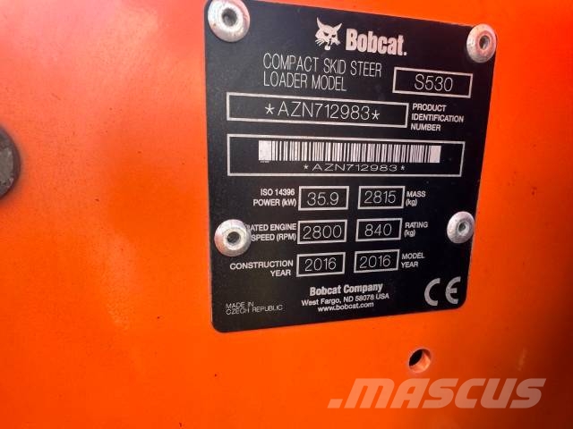 Bobcat S 530 High Flow 24.000 EUR Minilæsser - skridstyret
