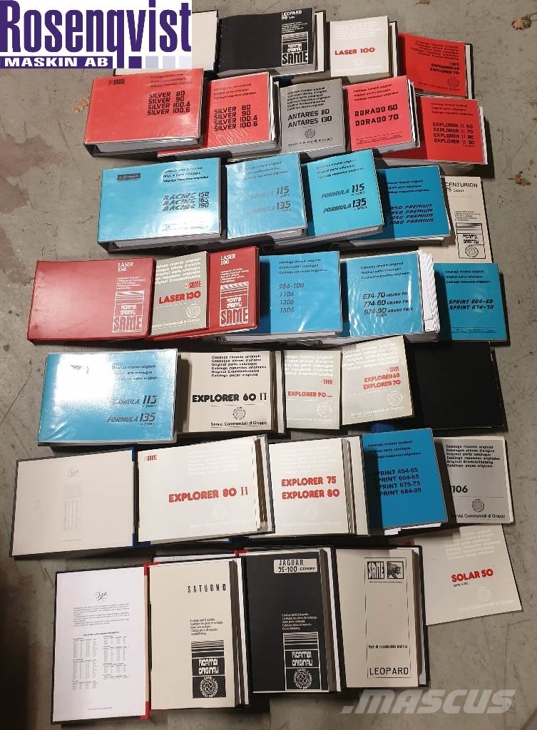 Same Spare Parts catalogue Двигатели
