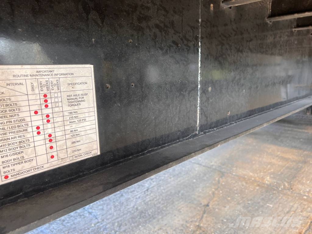 Lawrence David 13.6m Curtainsider With Load Bearing Curtain Remolques de caja de lona