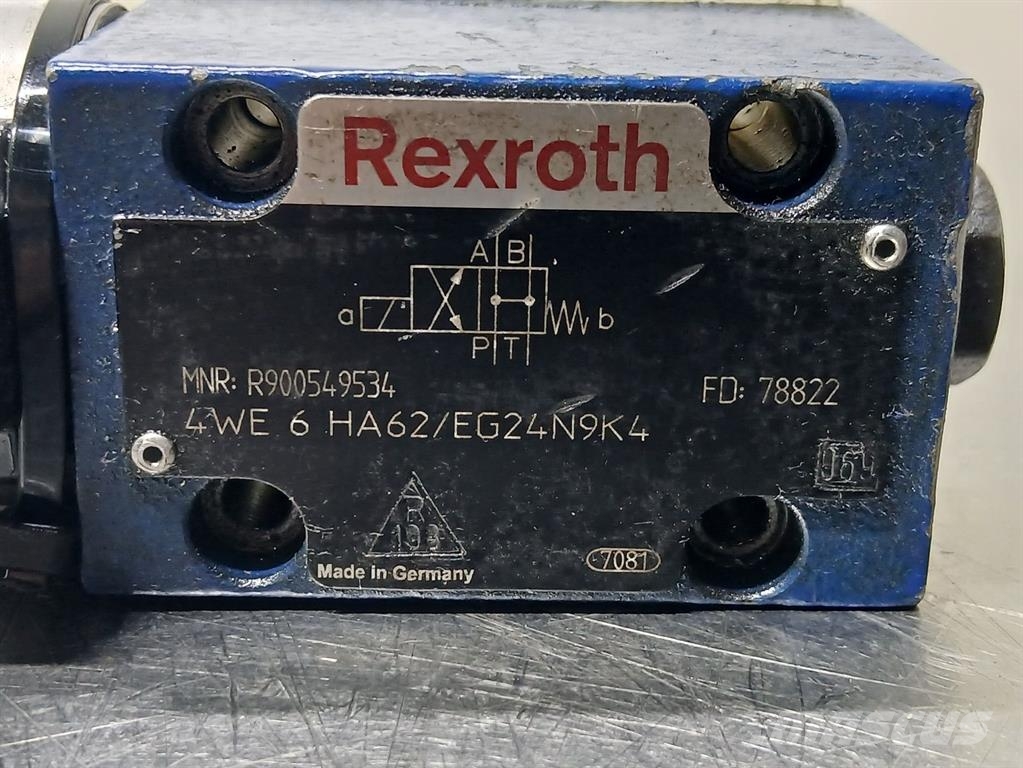 Rexroth 4WE6HA62/EG24N9K4-R900549534-NG6 4/2 Valve 12V هيدروليات