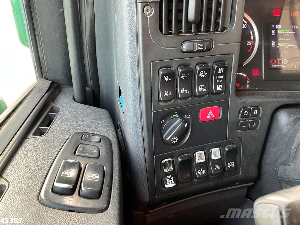 Scania G 490 8x4 Euro 6 Hiab 24 Tonmeter laadkraan Kotalni prekucni tovornjaki