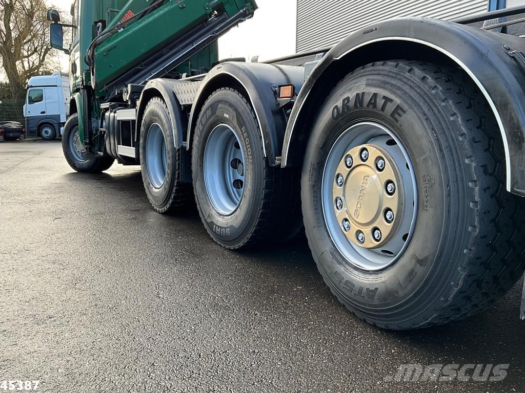 Scania G 490 8x4 Euro 6 Hiab 24 Tonmeter laadkraan Kotalni prekucni tovornjaki