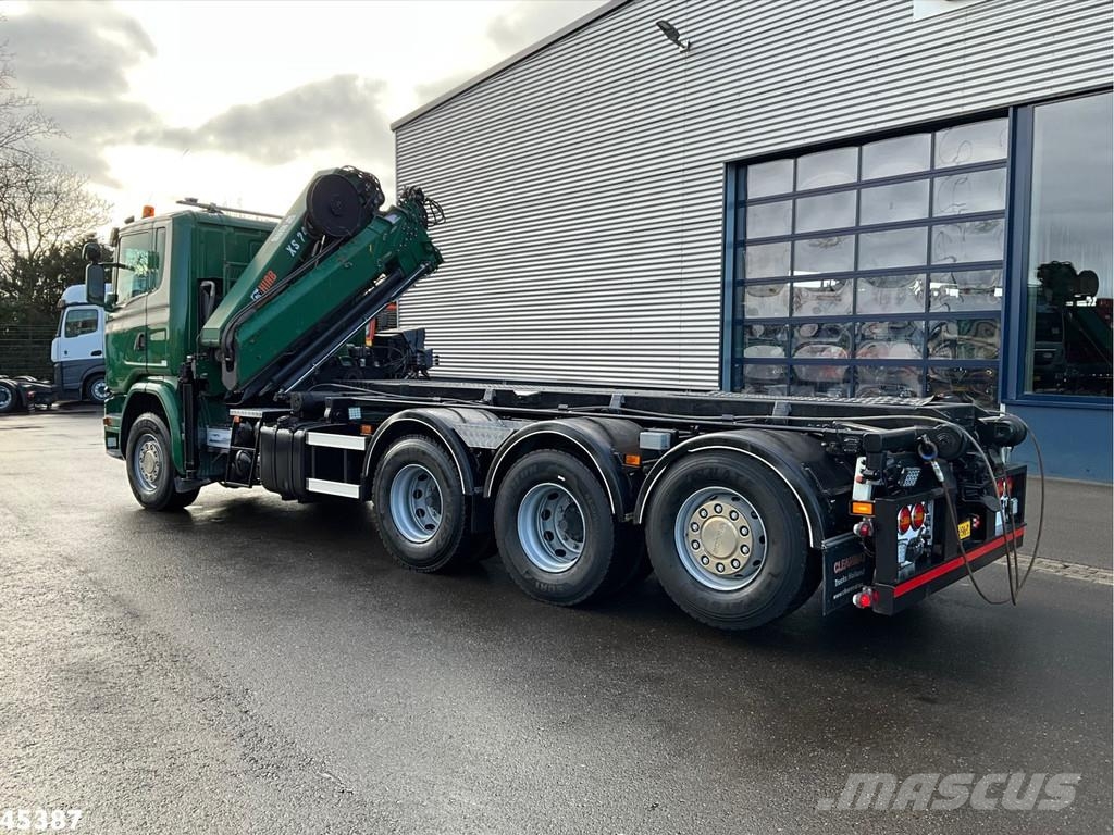 Scania G 490 8x4 Euro 6 Hiab 24 Tonmeter laadkraan Kotalni prekucni tovornjaki