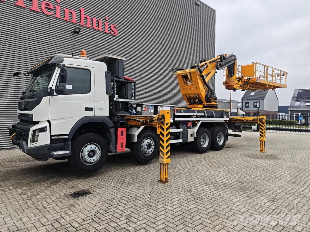 Volvo FMX 420 8x4 AMV SWL 10000 RH Tunnelplatform Truck mounted aerial platforms
