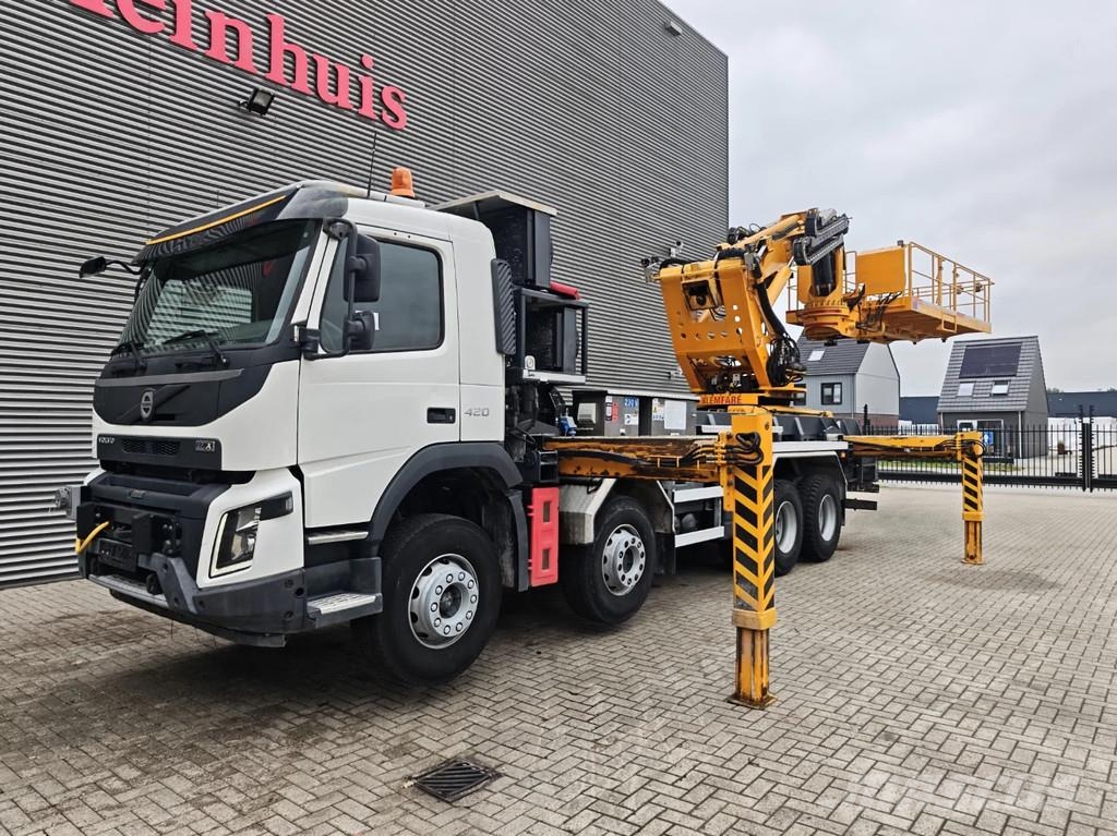 Volvo FMX 420 8x4 AMV SWL 10000 RH Tunnelplatform Truck mounted aerial platforms