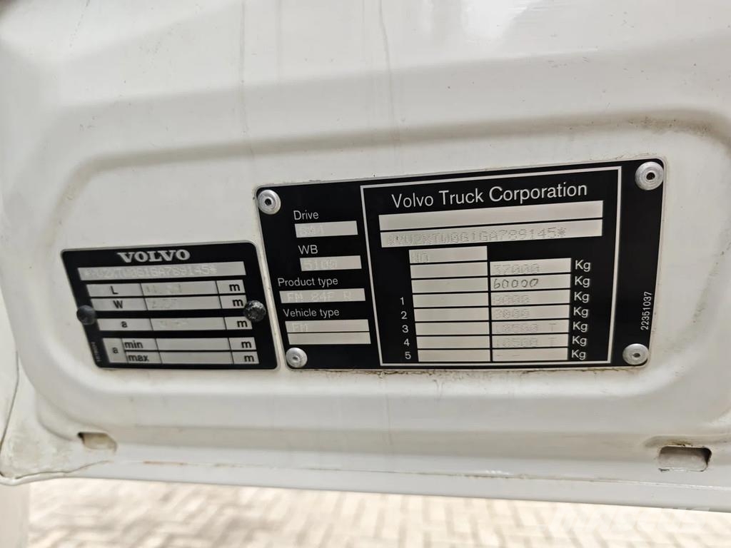 Volvo FMX 420 8x4 AMV SWL 10000 RH Tunnelplatform Truck mounted aerial platforms