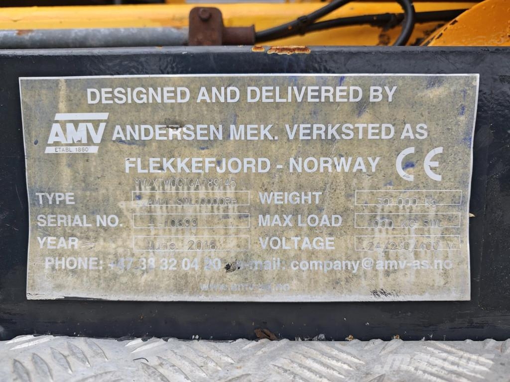 Volvo FMX 420 8x4 AMV SWL 10000 RH Tunnelplatform Truck mounted aerial platforms