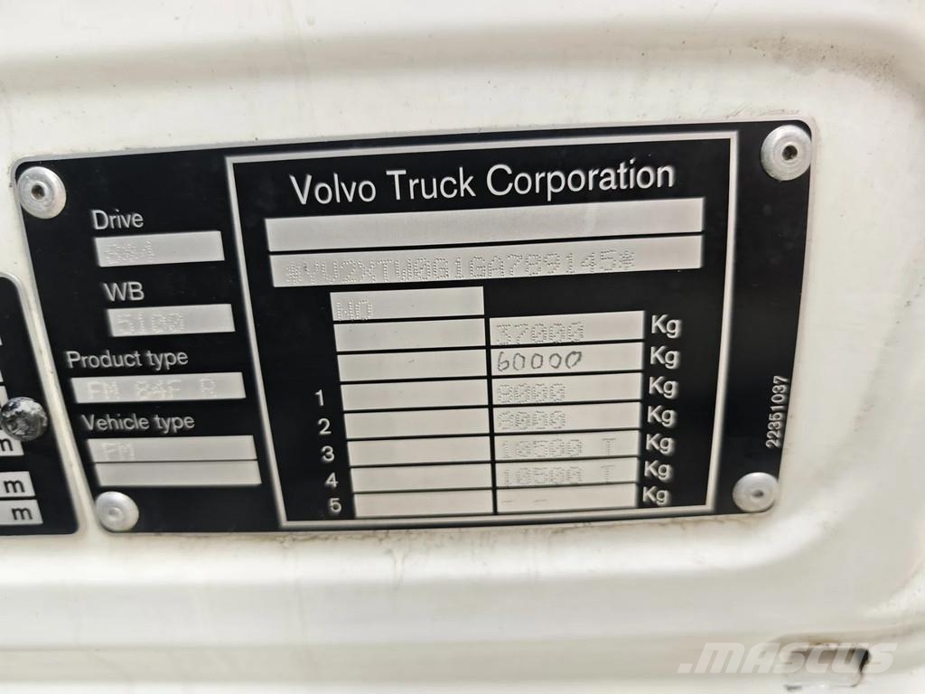 Volvo FMX 420 8x4 AMV SWL 10000 RH Tunnelplatform Truck mounted aerial platforms
