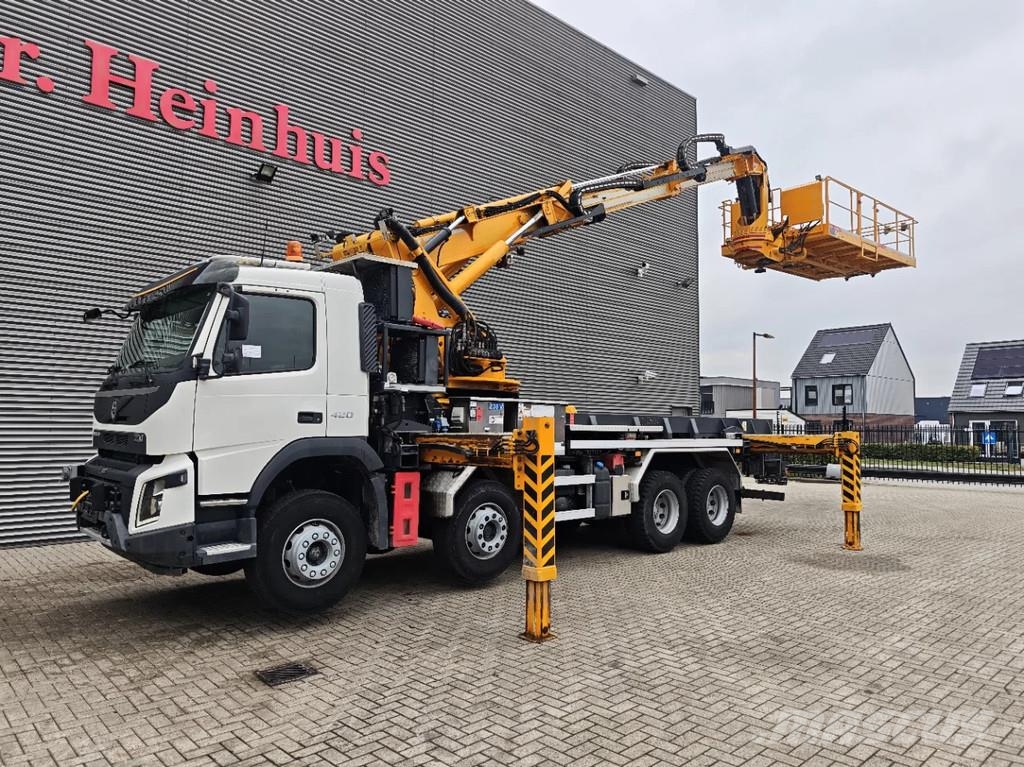 Volvo FMX 420 8x4 AMV SWL 10000 RH Tunnelplatform Truck mounted aerial platforms