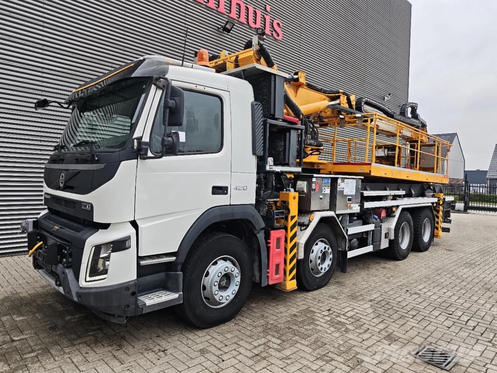 Volvo FMX 420 8x4 AMV SWL 10000 RH Tunnelplatform Truck mounted aerial platforms