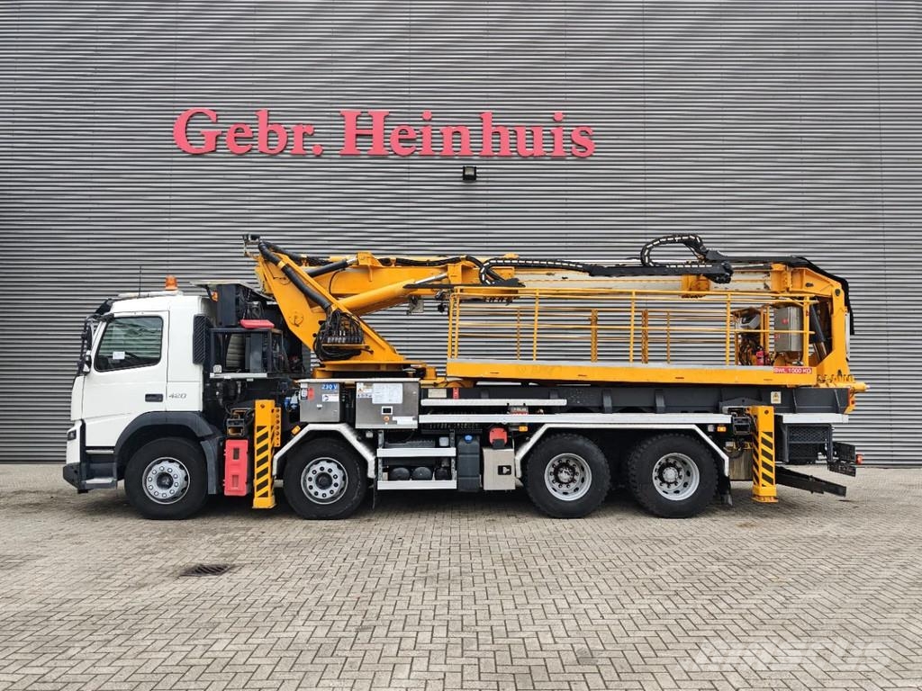 Volvo FMX 420 8x4 AMV SWL 10000 RH Tunnelplatform Truck mounted aerial platforms