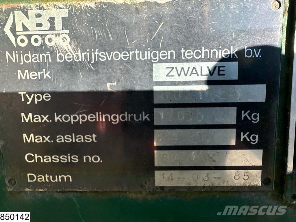 Zwalve open laadbak 41.000 KG Poluprikolice sa otvorenim sandukom