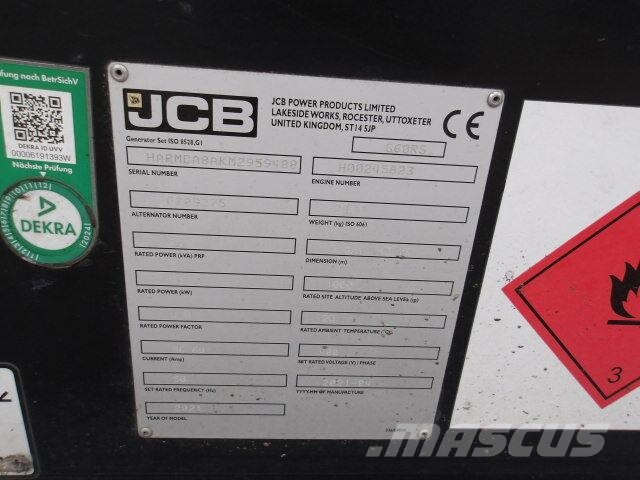 JCB G60RS Diesel Generatoren