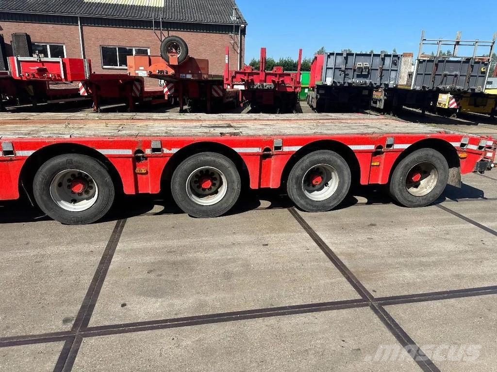 Kässbohrer 4 AXLE - LAST 2 AXLES STEERING - EXTENDABLE Semi-reboques rebaixados