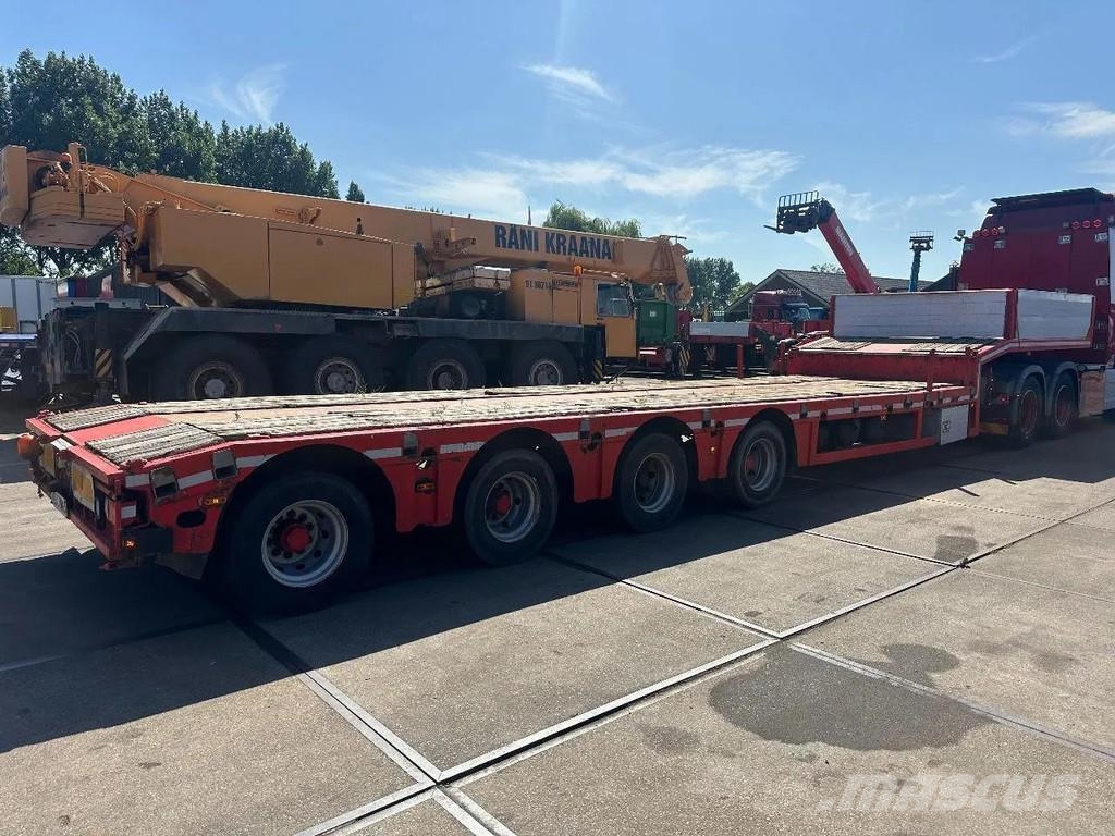 Kässbohrer 4 AXLE - LAST 2 AXLES STEERING - EXTENDABLE Semi-reboques rebaixados
