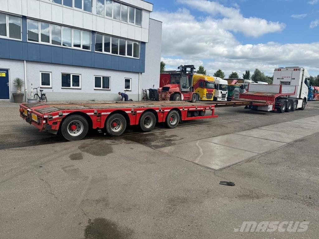 Kässbohrer 4 AXLE - LAST 2 AXLES STEERING - EXTENDABLE Semi-reboques rebaixados