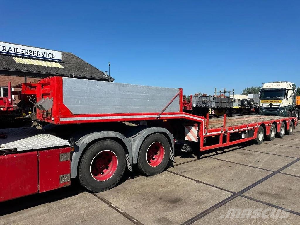 Kässbohrer 4 AXLE - LAST 2 AXLES STEERING - EXTENDABLE Semi-reboques rebaixados