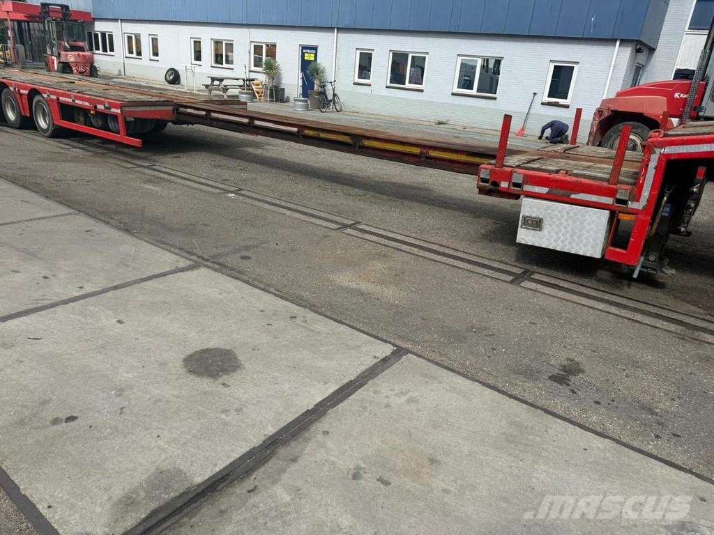 Kässbohrer 4 AXLE - LAST 2 AXLES STEERING - EXTENDABLE Semi-reboques rebaixados