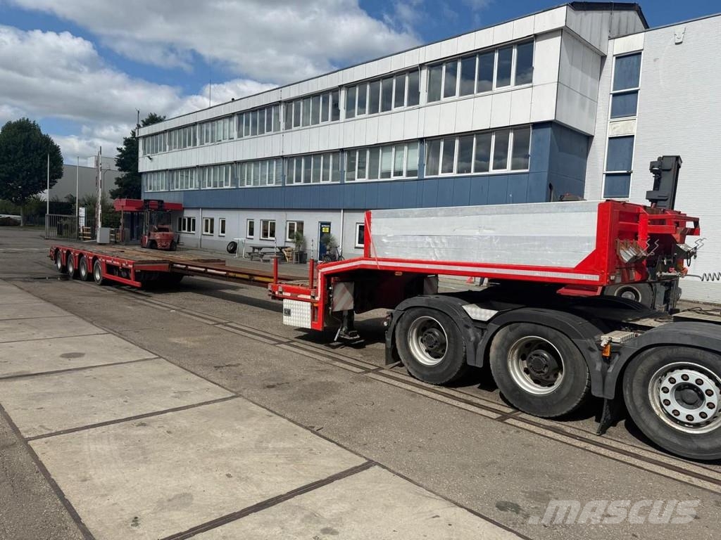Kässbohrer 4 AXLE - LAST 2 AXLES STEERING - EXTENDABLE Semi-reboques rebaixados