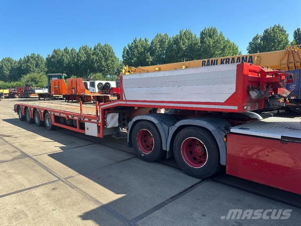Kässbohrer 4 AXLE - LAST 2 AXLES STEERING - EXTENDABLE Semi-reboques rebaixados