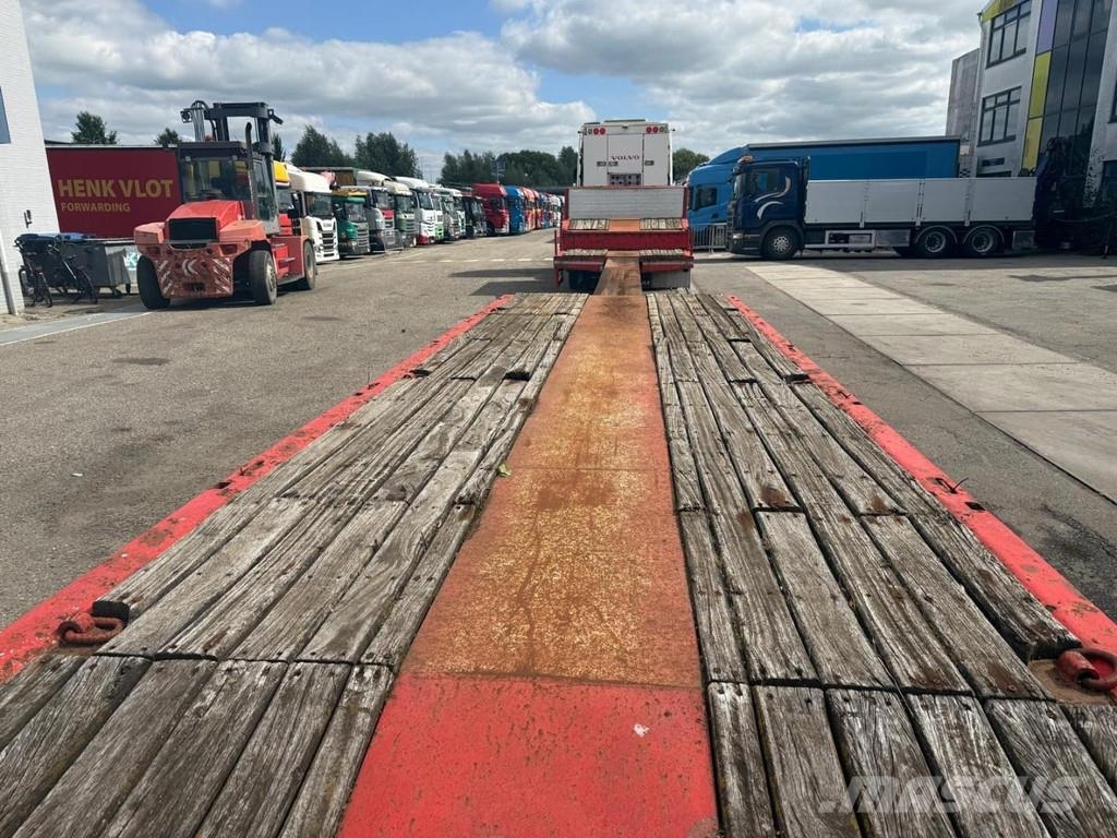 Kässbohrer 4 AXLE - LAST 2 AXLES STEERING - EXTENDABLE Semi-reboques rebaixados