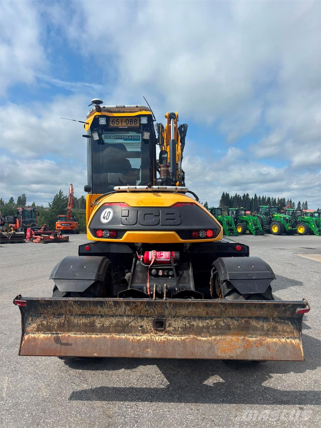 JCB 110 Hydradig Pyöräkaivukoneet