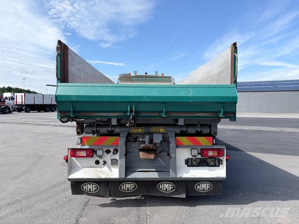 Volvo FMX500 8x4 med løftbogie HMF Pendeltip شاحنات قلابة