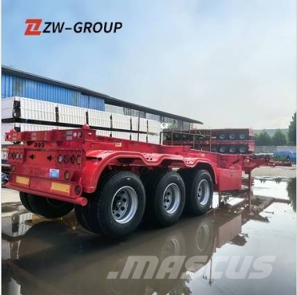 ZW Group 40ft Skeleton Semi Trailer نصف مقطورات هيكلية