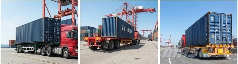 ZW Group 40ft Skeleton Semi Trailer نصف مقطورات هيكلية