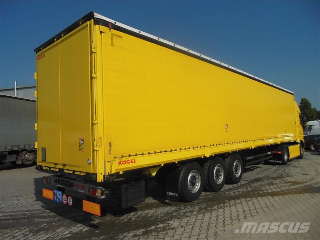 Kögel SN24, ADR, Bočnice, Přizvedávání stropu Semi-remorca speciala