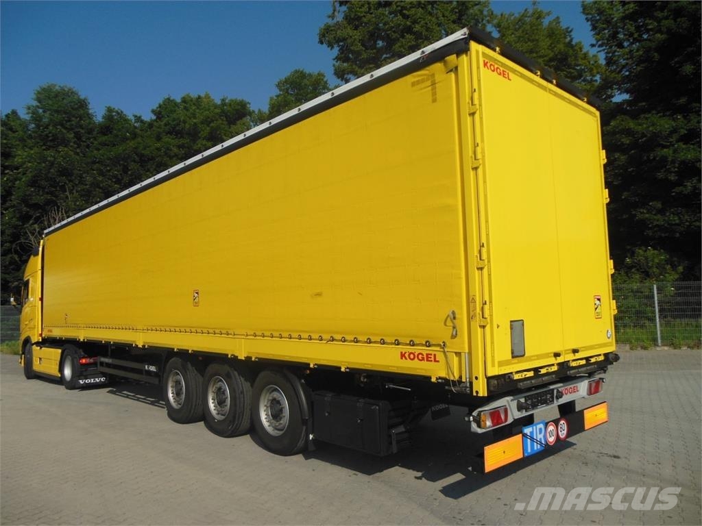 Kögel SN24, ADR, Bočnice, Přizvedávání stropu Semi-remorca speciala