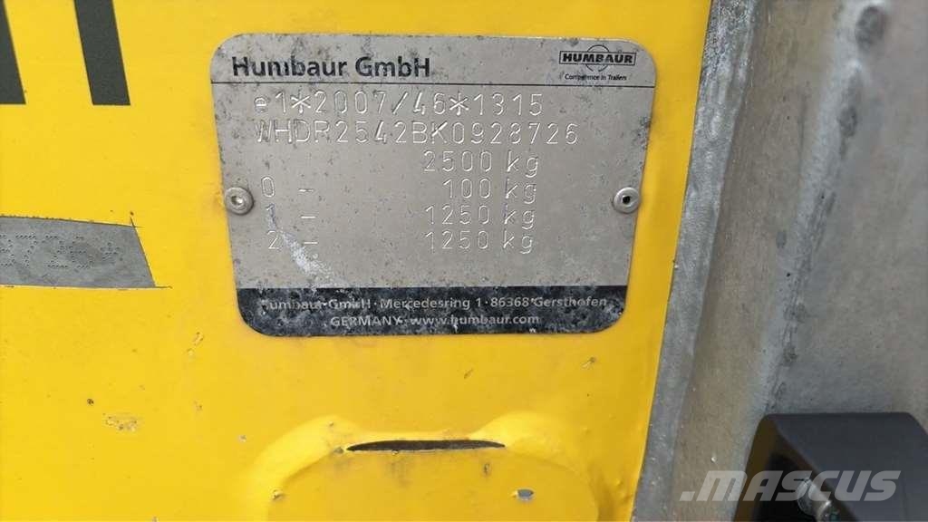 Humbaur HTK25 Andere Auflieger