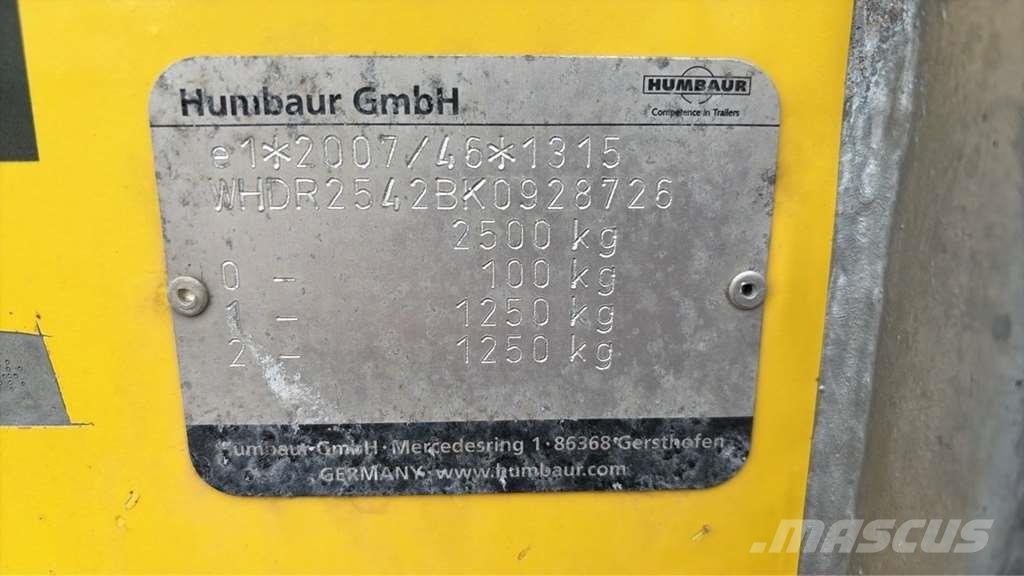 Humbaur HTK25 Andere Auflieger