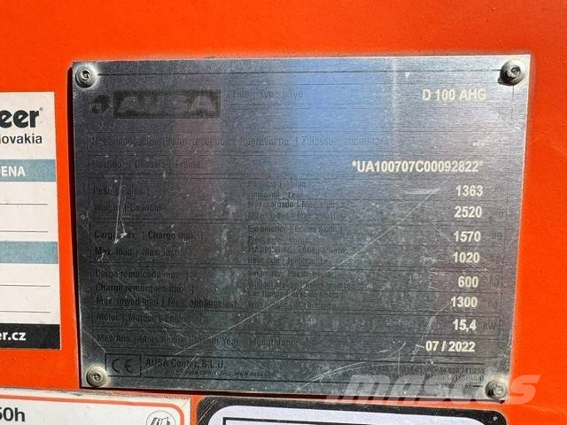 Ausa D 100 AHG Мини-самосвалы