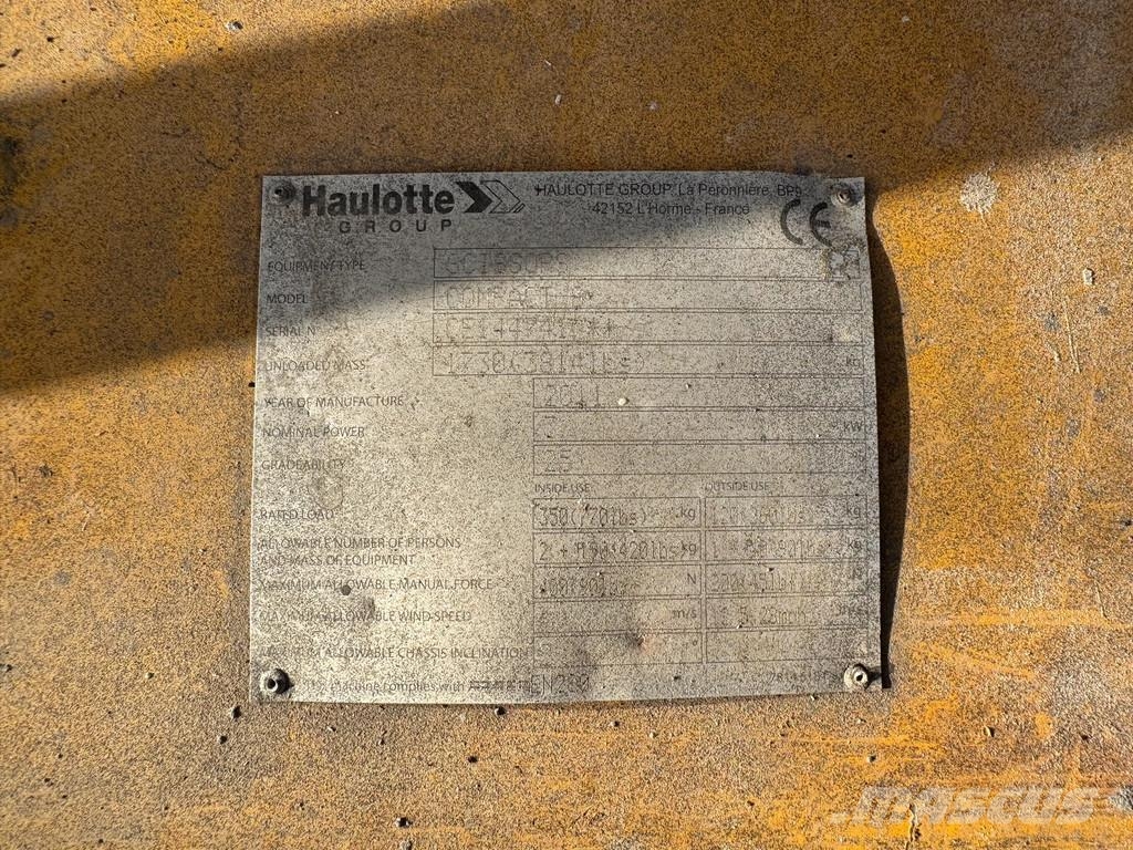 Haulotte Compact 8 Hoogwerker Schaarhoogwerker Schaarlift ( Saxliftar