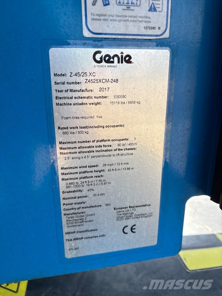 Genie Z 45/25 XC Коленчатые подъемники