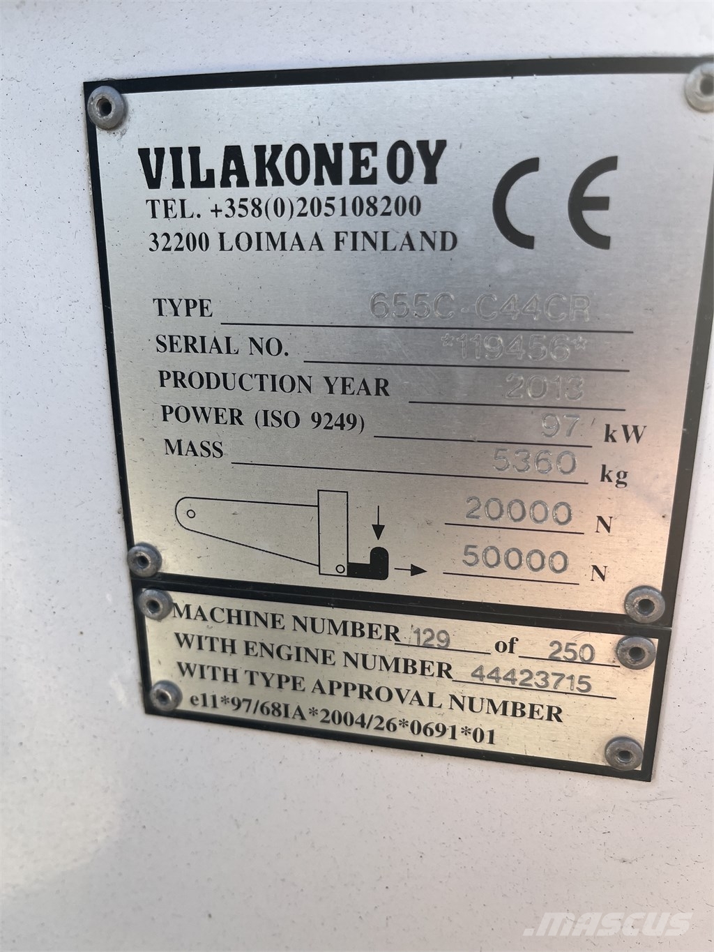 Wille 655 C Pomoćni strojevi