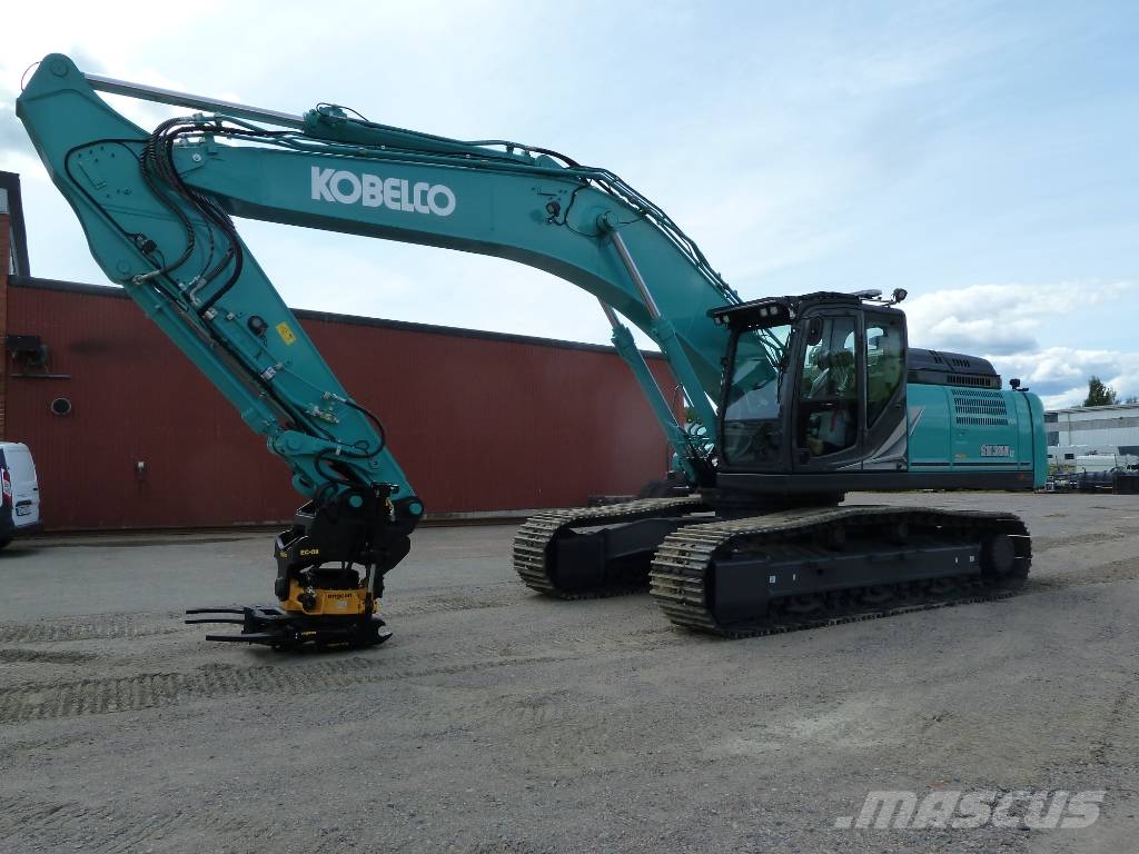 Kobelco SK350LC-11E med Makin 3D / Uthyres ! Rupsgraafmachines