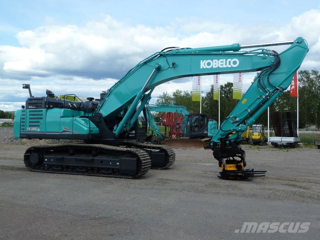 Kobelco SK350LC-11E med Makin 3D / Uthyres ! Rupsgraafmachines