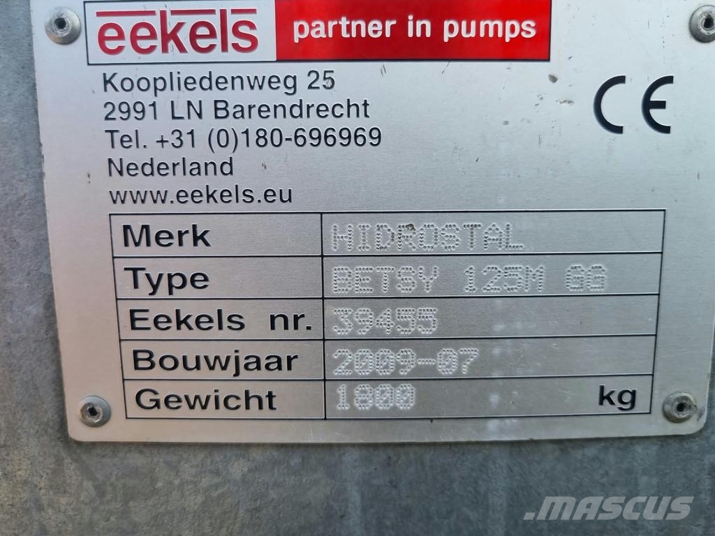 Hidrostal Betsy 125 GG Wasserpumpen
