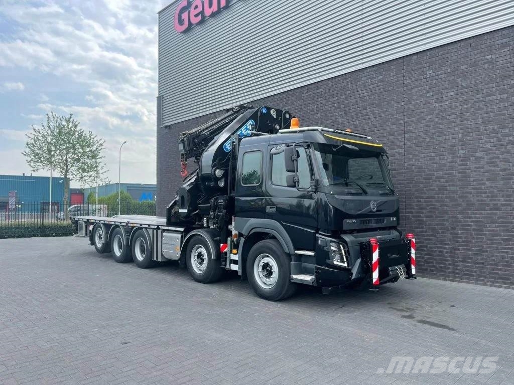 Volvo FMX 540 10X4 + EFFER 1255/7S + JIB 6S HD KRAAN/KRA Lastbil med kran