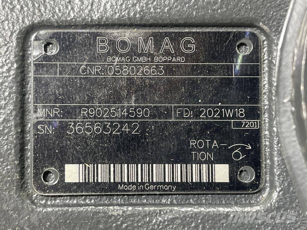 Bomag 05802663-Rexroth A10VO45-Load sensing pump Hidraulikos įrenginiai