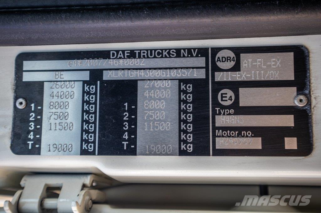 DAF XF 460-6X2-345.000 KM+ADR Tractores (camiões)
