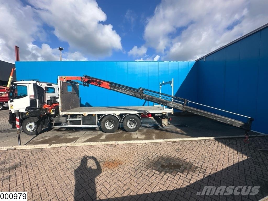 Renault C 380 EURO 6, 6x4 steel suspensio n, Palfinger Pritschenwagen/Pritschenwagen mit Seitenklappe