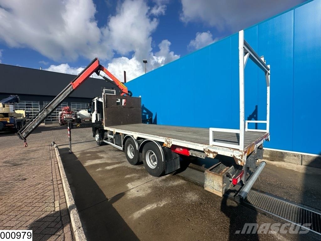 Renault C 380 EURO 6, 6x4 steel suspensio n, Palfinger Pritschenwagen/Pritschenwagen mit Seitenklappe