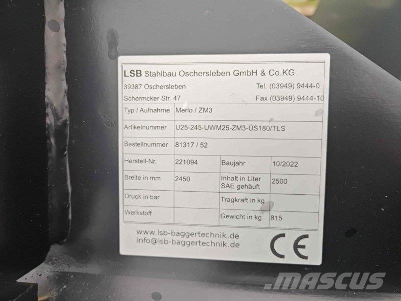 LSB U25-245 Навесное оборудование и запчасти