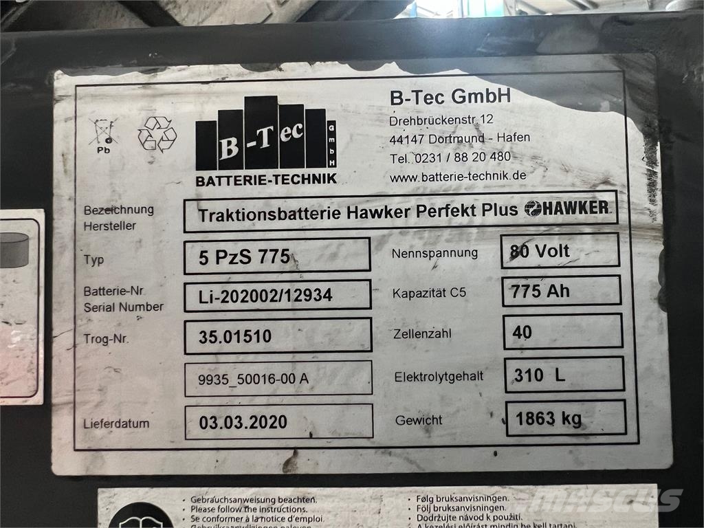 Linde E35/Batterie 2020 Ηλεκτρικά περονοφόρα ανυψωτικά κλαρκ