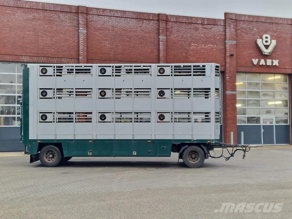 Cuppers LVA 10-10 AL 3 deck livestock trailer - BPW Axle - Dzīvnieku transportēšanas piekabes